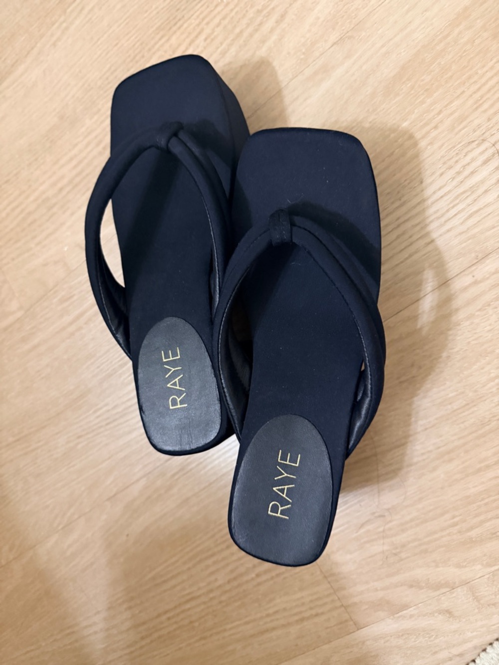 Raye Dall Platform Sandal in Black - Picture 2 of 8